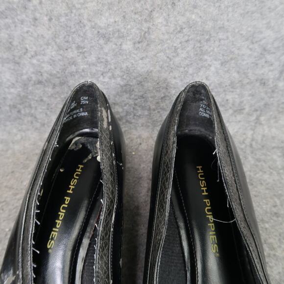 Hush Puppies Shoes Womens 8.5 Pump Loafer Slip On Fashion Cap Toe Retro Classic - Picture 3 of 14